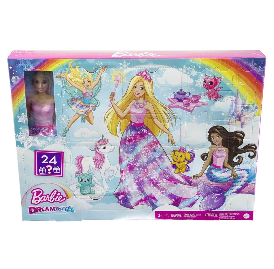 Barbie advent 2025 calendar dreamtopia