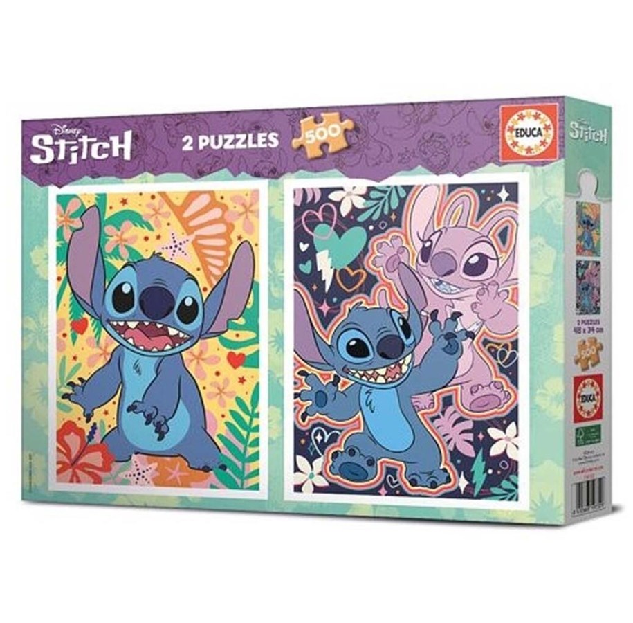 Puzzle 500 pièces - Stitch & Angel