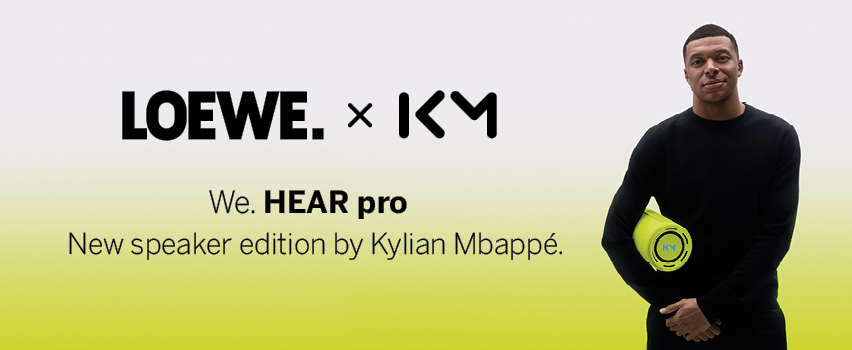 LOEWE - We. HEAR pro - New speaker edition by Kylian Mbappé - Proshop