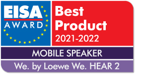 EISA Award - Best Product 2021-2022 - Mobile Speaker - We. by Loewe We. HEAR 2